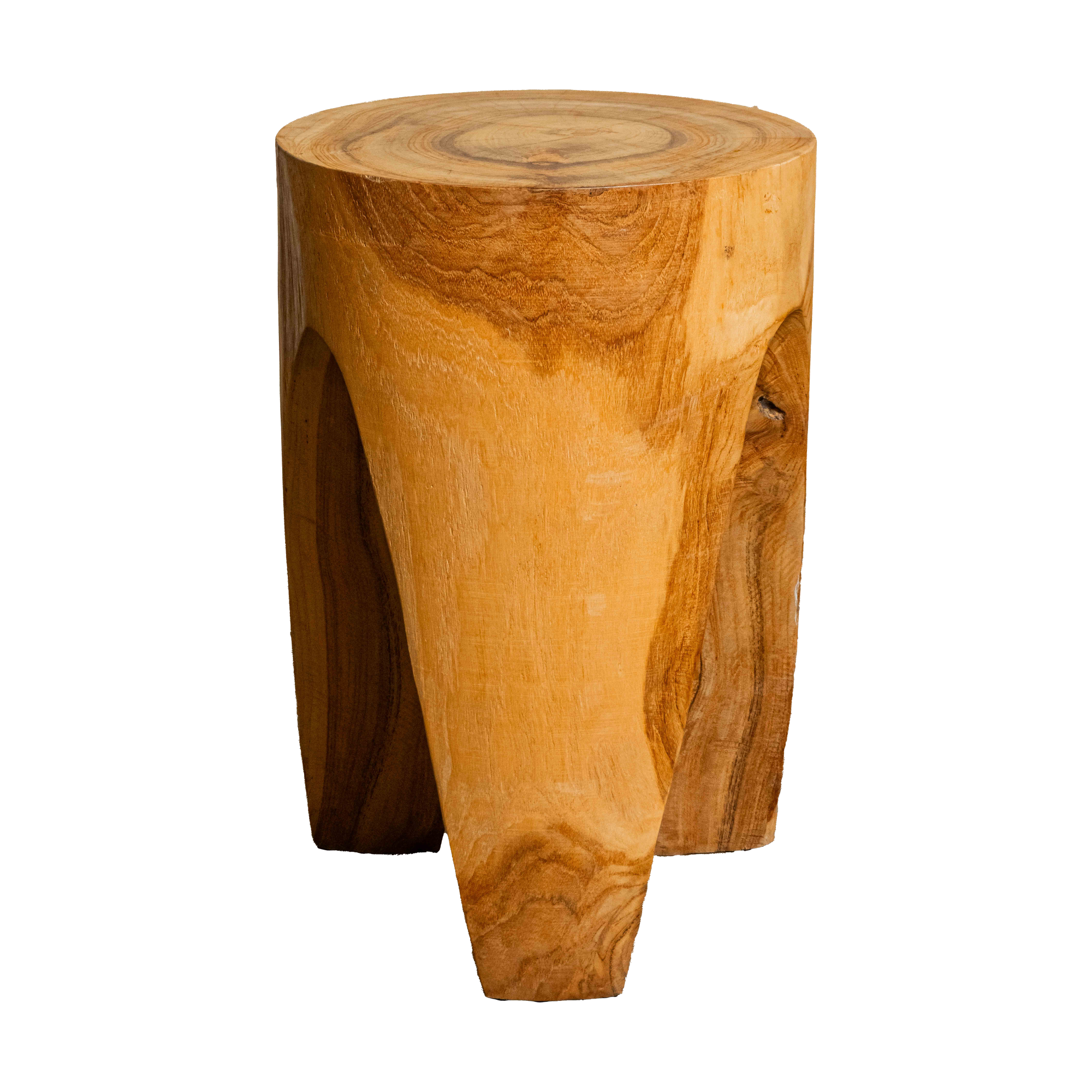 Teak Tripod Stool