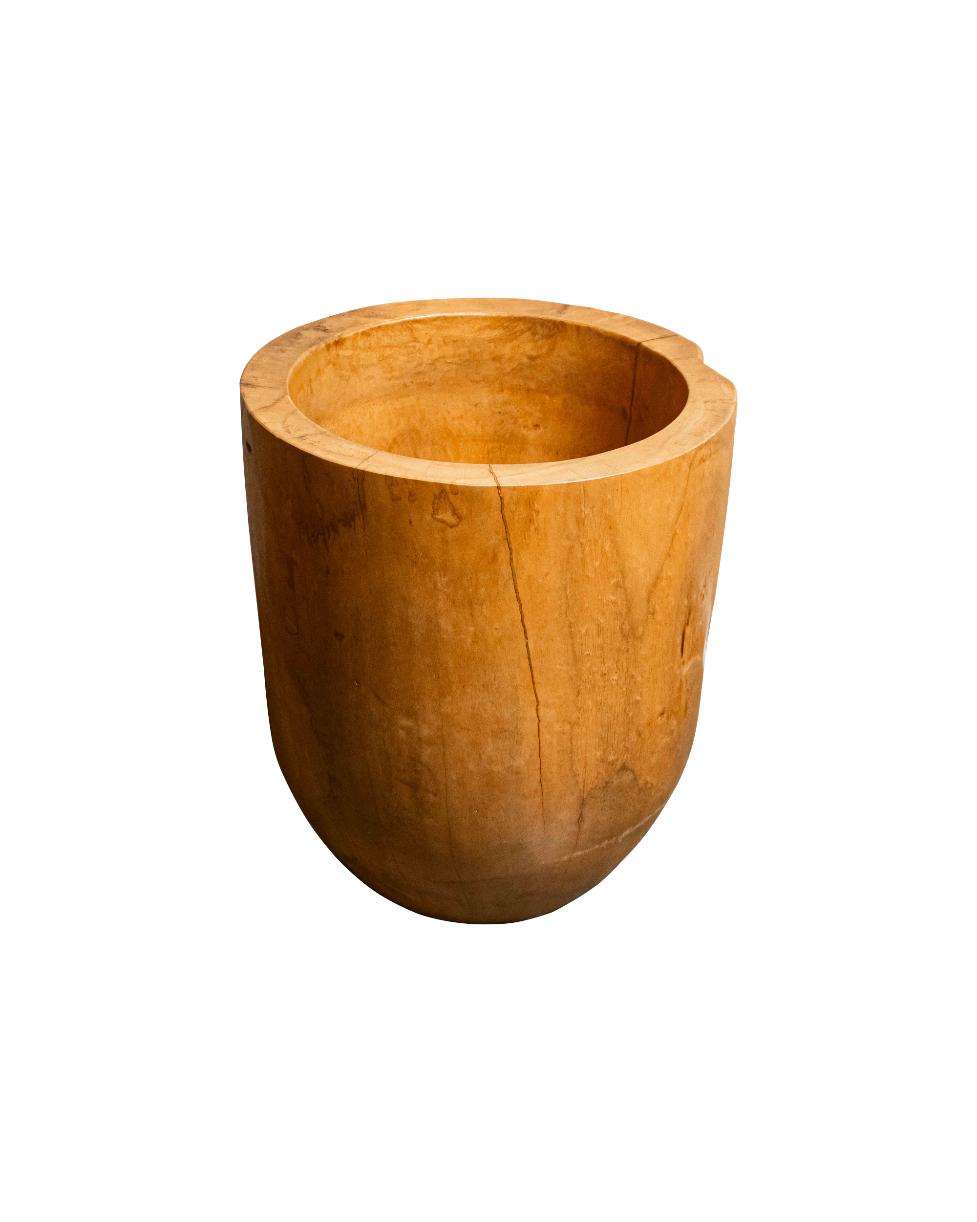 Teak Root Cylinder Vase
